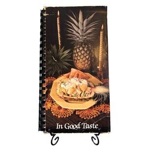 1987 Community Cookbook, In Good Taste by Elms College, Spiralbound, Paperback